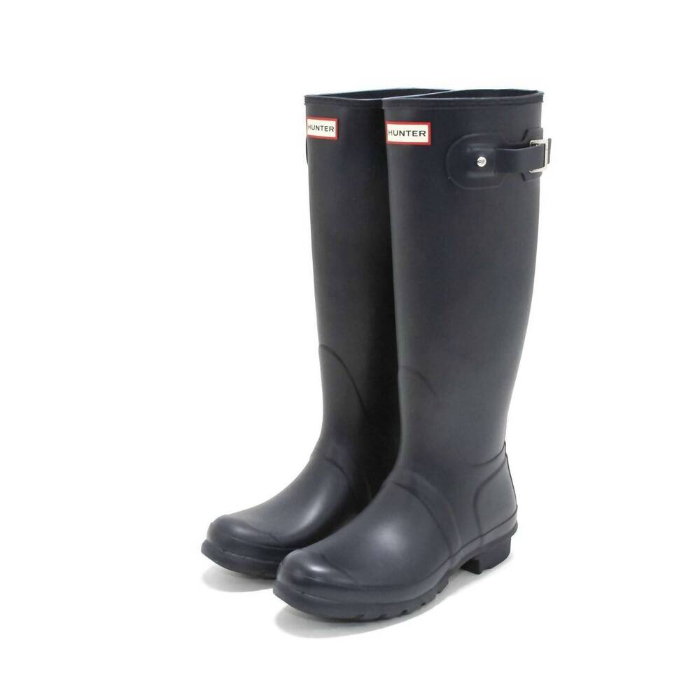 NEW HUNTER women's original tall rain boot in navy